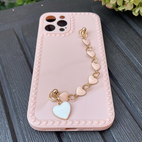 Pink Heart - IPhone Pro Max 12 Phone Case - Picture 2 of 8